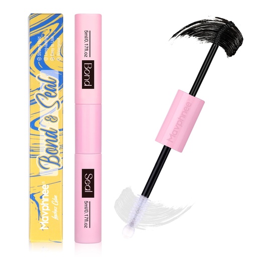 [BRSRMBAFB5YQ4CDL] Lash Glue Bond and Seal Long Lasting Strong Hold Waterproof 2 in 1 Cluster Eyelash Glue for DIY Lash Extensions by Mavphnee