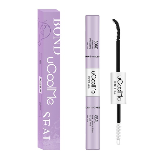 [BRSRGHYNAEBB62TK] uCoolMe Lash Bond and Seal Waterproof 10ML for Lash Clusters 144Hours SuperStrong Long-Lasting Non-Irritating Eyelash Glue for DIY at Home(Black,10ML)