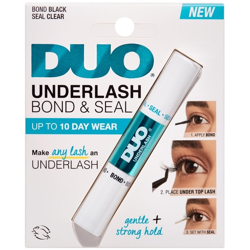 [BRSROHACCUDW2FDL] DUO Lash Cluster Glue, Lash Bond and Seal Strong Hold for Eyelash Clusters | Dual-Ended Applicator Adhesive Delivers Precise Bonding and Sealing, Waterproof, Long-Lasting for DIY Cluster Lashes