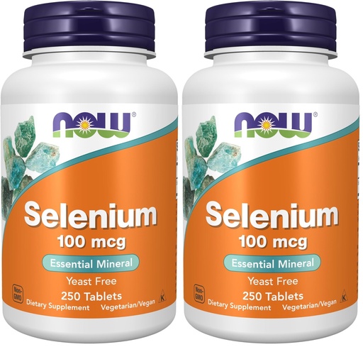 [BRSRAY3ROADRE3LZ] NOW Foods Supplements, Selenium (L-Selenomethionine) 100 mcg, Essential Mineral*, 250 Tablets (Pack of 2)