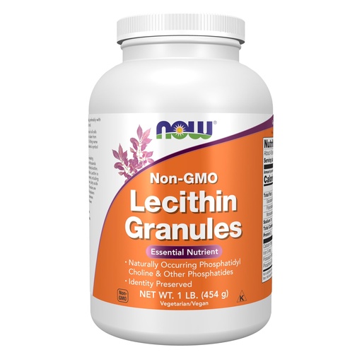 [BRSWIYTYC4NQKAAV] NOW Supplements, Lecithin Granules with naturally occurring Phosphatidyl Choline and Other Phosphatides, 1-Pound