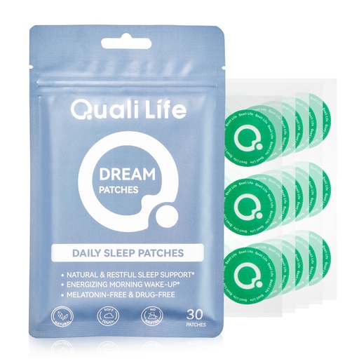 [BRSRGYIPCQFW2YLX] Dream Patches for Adults Without Melatonin, Sleep Patches with Ashwagandha, Sleep Aid Support Long-Lasting Night, Relax & Wake Up Refreshed for Men & Women - 30 Pack
