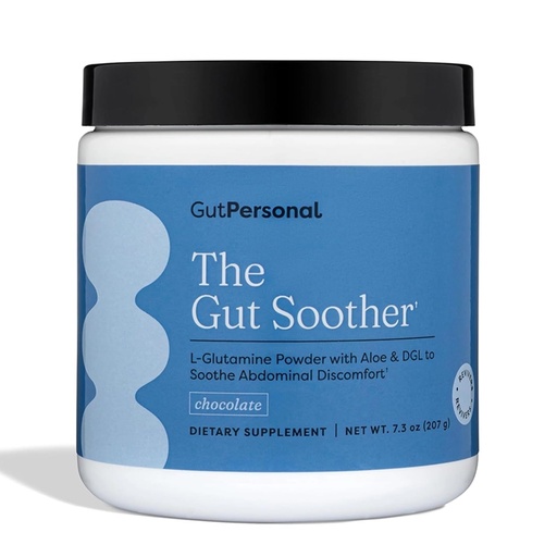 [BRSRMBQRCEFWOCI6] GutPersonal The Gut Soother L-Glutamine Powder Supplement: Restore Gut Lining, Soothe Digestive Discomfort While Promoting Overall Gut Health, 30 Servings (Chocolate)