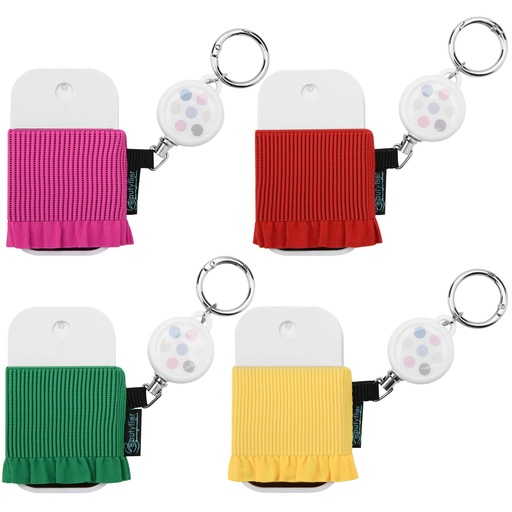 [BRSRAAIPC4BBQD3H] Beautyflier 4pcs Elastic Holder Sleeve for Touchland Power Mist Hand Sanitizer Spray, Cute Hand Sanitizer Holder for Gentle Mist, Glow Mist and Power Mist 1FL OZ, Best Gift for All Ages