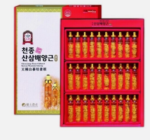 [BRSRAZYFCIMR6D3A] Generic Korea Wild Mountain Ginseng-Cultivated Roots Essence Drink 30 Bottles Set
