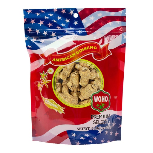 [BRSWKGABOMGAGEDI] WOHO #109.8 Short Jumbo American Ginseng Roots 8 oz by WOHO