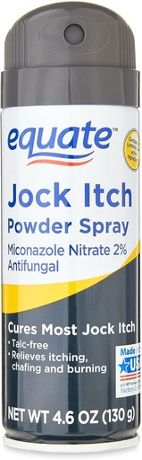 [BRSRYZ3QC4CBYELV] Equate'e Jock Itch Relief Powder Spray, 4.6 oz (Pack of 2)