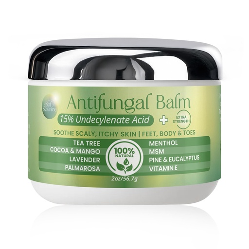 [BRSREYATOZ6A2DL2] PURPLE CANYON Anti Fungal Balm with 15% Undecylenic Acid – Antifungal for Athletes Foot, Jock Itch & Ringworm