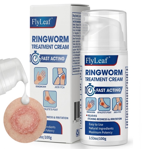 [BRSRGBQ5CUDQGHLG] Antifungal Ringworm Treatment Cream, - Miconazole Nitrate 2% Antifungal Cream for Humans - For Fast Itch Relief, Jock Itch & Athlete's Foot - Cream with Ceramides & Tea Tree Oil, Non-Greasy, 3.53oz