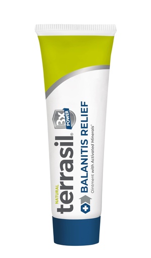 [BRSREEIZPMPA2DYZ] terrasil Balanitis Relief - Balanitis Treatment for Men, Natural Soothing Foreskin Ointment for Relief from Symptoms of Irritation, Itch, and Inflammation. Dermatologist Tested (1oz)