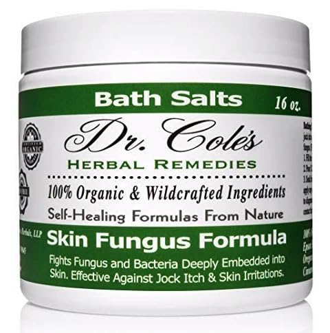 [BRSWGFT4OIMQM3TP] Dr. Cole’s Organic Herbal Skin Fungus Soaking Salts – May Assist with Skin Fungus Infections, Jock Itch, Athlete’s Foot, etc