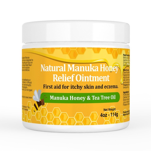 [BRSRAYIBCAFA2A33] Draw Salve Manuka Honey Ointment Cream, for Eczema, Rosacea, Psoriasis, Folliculitis, Seborrheic Dermatitis, Anti-Itch for Soothing Relief, Dry, Itchy, Irritated Skin, 4 Ounce-1pack