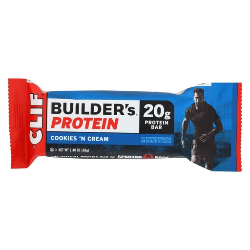 [BRSWIYQ2PN4A2ETC] Cliff Bar Builder Bar, Cookies N Crm, 2.40-Ounce (Pack of 12)