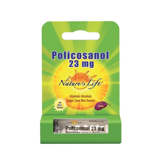 [BRSWIGT5BIGB6EAZ] Nature's Life Policosanol 23mg | Support for Cardiovascular Health, Blood Circulation & Healthy Heart Function | 60 Tabs | Cardiovascular Health Support, Blood Circulation Support, Healthy Heart Function