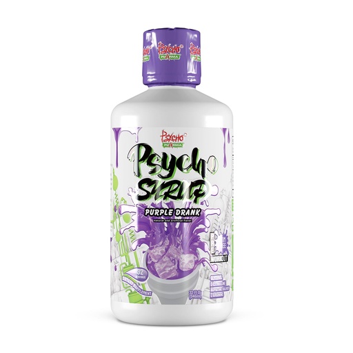 [BRSRGYDQCIAW2DQ4] Psycho Syrup Pre-Workout – 4X More Effective Non-Stim Liquid Glycerol Pump, L-Citrulline, L-Arginine, Agmatine – Full Spectrum, Delicious Flavor, Zero Sugar, Vegan, Gluten-Free (Purple Drank)
