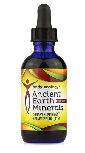 [BRSWKHQRDEAQKADZ] Body Ecology Ancient Earth Liquid Minerals | 100% Plant-Derived Trace Mineral Liquid Supplement | Fast-Absorbing Electrolyte Solution for Immune Support | 60 Servings (2 fl oz)