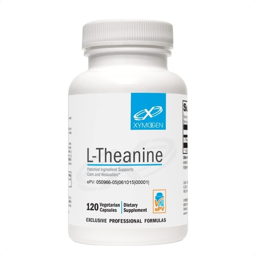[BRSWIFYTPMMGADT4] XYMOGEN L-Theanine - 400 mg as Suntheanine - Relaxation, Focus & Stress Support - Amino Acid Supplement - Non-Drowsy - Vegetarian, Non-GMO & Gluten-Free - 120 Capsules