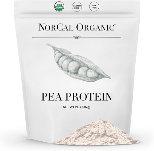 [BRSWIHD7DMMREYDC] NorCal Organic - Proteína Premium Isolato - 100% Vegan e orgánico - UNFLAVORED - 2 Pounds (Paque de 1) - 35