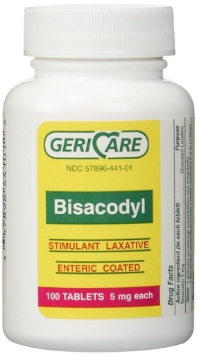 [BRSWKFI7DMMGK2QZ] Bisacodyl stimulant-type laxative 100 Tablets, 5 Mg Each (4 Pack)