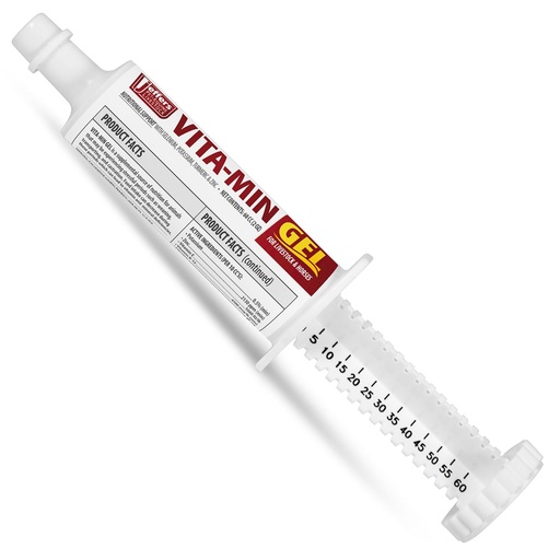 [BRSREZQ2BMPRSETA] Jeffers Vita-Min Gel for Livestock & Horses – Multivitamin & Mineral Supplement with Selenium, Zinc, Potassium & Turmeric – Easy Oral Gel for Cattle, Goats, Sheep & Pig – 60 CC (2 OZ) Tube