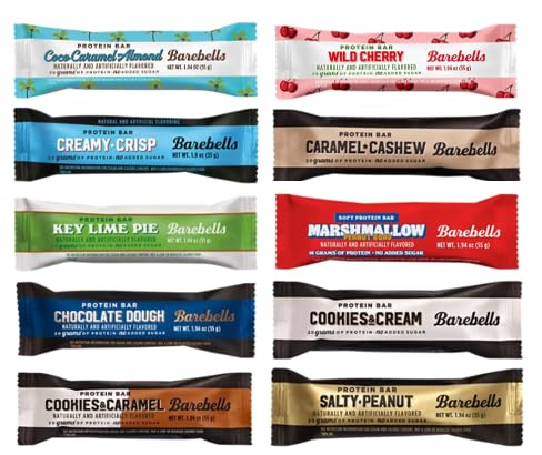 [BRSRE2QCA5YGAE3U] Protein Bars Variety Pack – 10 Flavor Sampler with 20g Protein Each | Low Sugar High Protein Snacks Bars | Bundled by Mix It Up Munchies & More | Healthy Gift Box Idea