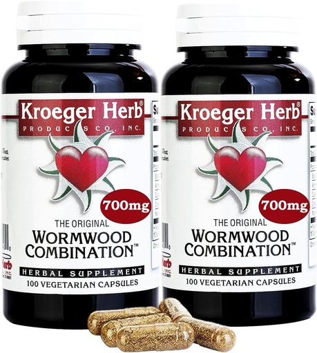[BRSWIYYMOMIGGD3E] 2 Pack - Kroeger Wormwood 组合, 100 V - Cap