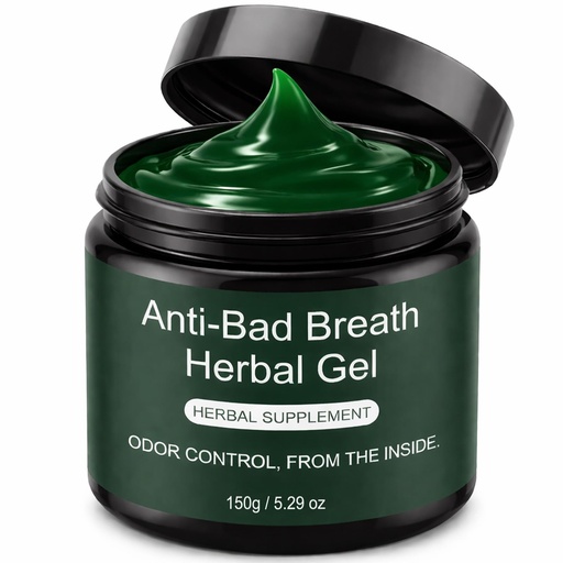 [BRSRGGAFOYNAEGQU] Anti-Bad Breath Herbal Gel Supplement, Internal Freshening Formula with Parsley, Green Tea, Lemon Balm, Clove Bud Oil, Peppermint Oil & Chlorophyllin, Natural Mint Flavor (1PCS)