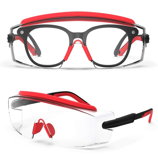 [BRSW2Y33BF5RYF3Z] Anti Fog Safety Glasses Safety Goggles Over Glasses Protective Glasses with Anti Scratch Lenses Adjustable