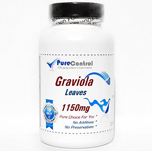 [BRSWKZI5BF6AAALA] Graviola Leaves 1150mg // 120 Capsules // Pure // by PureControl Supplements