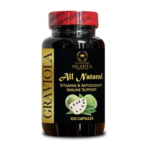 [BRSRABT5CENQKETH] Graviola Extract - Tropical Fruit Supplement, Dairy-Free antioxidant Capsules, Antioxidant Pills, Antioxidant Complex, Immune Support Capsules - 1 Bottle 100 Capsules