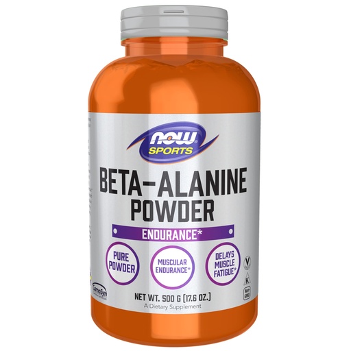 [BRSWIY36BAOGG3L4] NOW Foods Sports Nutrition, Beta-Alanine Pure Powder 2,000 mg, Muscular Endurance*, 500 Grams