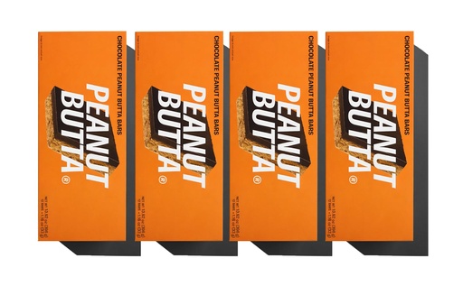 [BRSRMZALAANAGYDP] Mid-Day Squares Peanut Butta Protein Chocolate Bars, 1.16 Oz each, 4 Packs (48 Squares) | Made with Real Chocolate, 6g Plant Protein, 4g Fiber, Gluten Free, Plant-Based