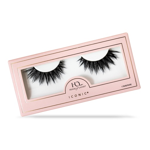 [BRSWGBT2OUOWKHY2] House of Lashes Iconic False Eyelashes - Comfortable Fake lashes for Bold Daring Look, Easy and Reusable Faux Mink Lashes for All Eye Shapes