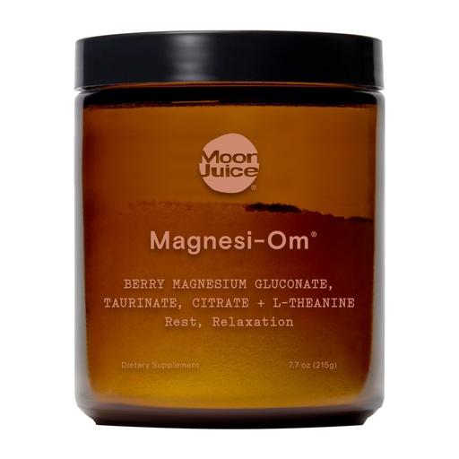[BRSRAGD3CB5BAELO] Moon Juice Magnesi-Om Magnesium Powder Supplement - Chelated Magnesium Complex + L-Theanine Blend for Rest, Relaxation & Regularity - Vegan, Non-GMO & No Sugar, Berry, 7.7 oz, 55 Servings
