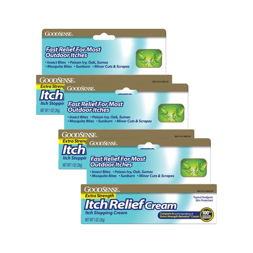 [BRSREBQZO4PWAETB] GoodSense Extra Strength Anti-Itch and Skin Protectant Cream 1 Oz (Pack of 3)