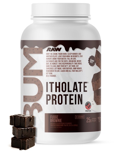 [BRSREFL4A4PGKDTK] RAW Whey Isolate Protein Powder, Fudge Brownie (CBUM Itholate Protein) - 100% Grass-Fed Sports Nutrition for Muscle Growth & Recovery - Low-Fat, Low Carb, Naturally Flavored - 25 Servings
