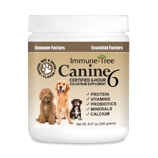 [BRSWYBTYBANB6YL7] Bovine Colostrum for Dogs & Puppies | Immune System Booster Supplement | Relief for Allergies, Skin Itch, & Hot Spots | Prebiotics & Probiotics Support Digestion | Made in USA | 8.47oz