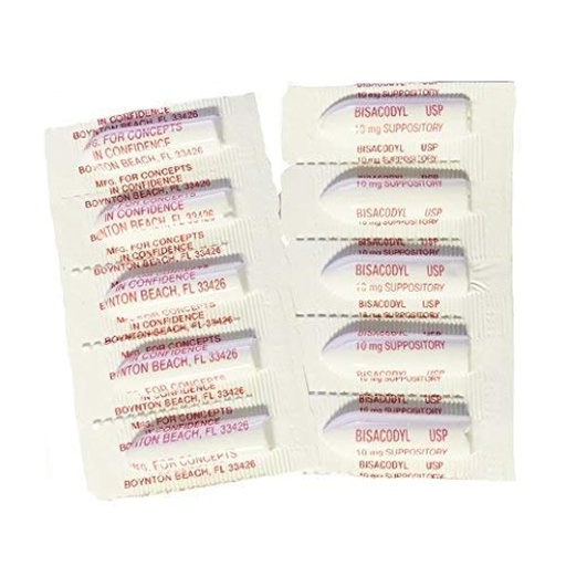 [BRSWIYT6OYDBUCDY] The Magic Bullet Suppository for Constipation - Pack of 10