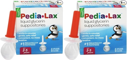 [BRSROAITA4CAAFD6] Pedia-Lax Enema - 2.25 oz - 6 ct (Pack of 2)