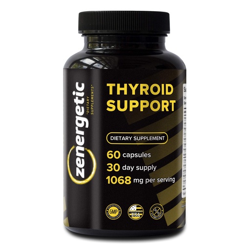 [BRSWYYACPN5WO23J] Thyroid Support Supplement with L Tyrosine & Iodine │ Focus, Clarity, Energy & Metabolism │ Ashwagandha, Vitamin B-12, Magnesium, Schisandra │ Hormonal Balance for Women & Men │ Non GMO
