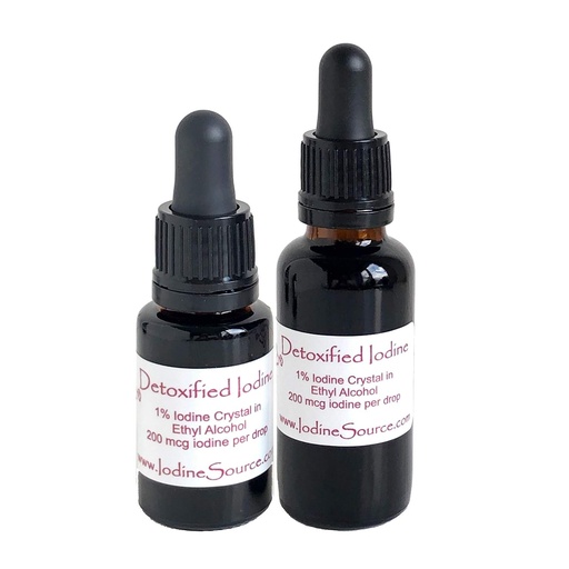 [BRSWYC33AR5WOFL6] Edgar Cayce Detoxified Iodine - Duo (1oz + 1/2oz Bottle)