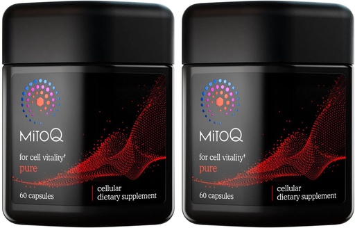 [BRSWYGLQAV6AMFDG] MitoQ Pure Advanced Mitochondria dodatek Superior Biologická dostupnost na CoQ10 CLAS124; Snížení Radikální škody zdarma pro zdravé stárnutí, metabolismus, srdeční zdraví, energie, síla a mobilita
