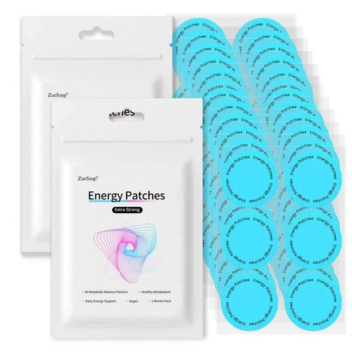[BRSRGBD2CEIBE2T3] Energy Patches Extra Strong,30 Pack Caffeine & Red Ginseng Transdermal Energy Boost Patches, Natural Ingredients Vegan Energy Stickers for Focus, Stamina & All-Day Alertness,1 Month Supply (60PCS)