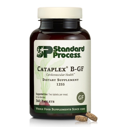 [BRSWEBL4BB4A4ALU] Standard Process Cataplex B-GF - Supports Nervous System Health - B Vitamins for Energy & Heart Support - Aids Energy During Physical Activity - Gluten-Free, Non-Soy & Non-Dairy - 360 Tablets
