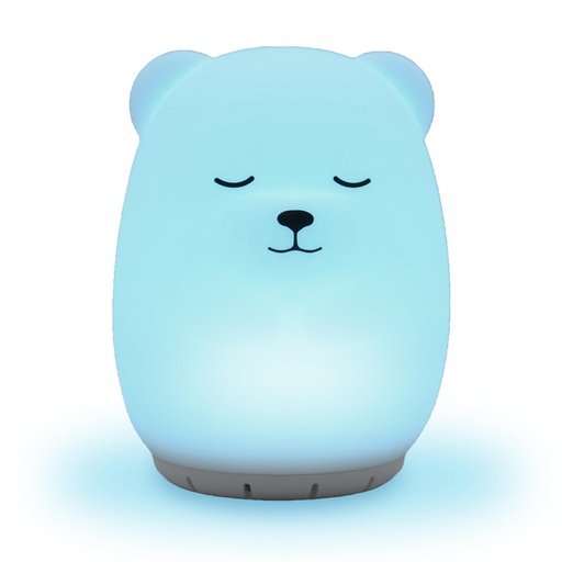 [BRSRO233PJ7AYDYY] Mindfulness 'Breathing Bear' | 4-7-8 Guided Visual Meditation Breathing Light | 3 in 1 Device with Night Light & Noise Machine for ADHD Anxiety Stress Relief Sleep - Gift Kid Adult Women Men (Bear)