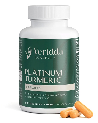 [BRSRGYIQOQIWOHLG] Platinum Turmeric Blend - Turmeric Root Powder, 95% Curcuminoids, Ginger Root Extract with Glucosamine Sulfate 2KCI and Boswellia Extract 100% Natural, Gluten & Lactose Free