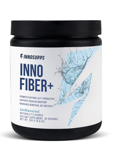 [BRSRGHQBDIBQ4YIV] Inno Fiber+ Daily Fiber Supplement for Women and Men, 3-in-1 Pre + Pro + Postbiotic Formula, Supports Digestive Health, Gut Comfort & Fullness, Easy-Mix Soluble Fiber Powder (Unflavored)