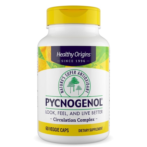 [BRSWIYQACEAG2CIV] Healthy Origins Pycnogenol® Circulation Complex | Healthy Circulation & Vein Support | Pycnogenol®, Grape Seed, Beet Root, Diosmin, Hesperidin & Bioperine® | Antioxidant Support (60 Count)
