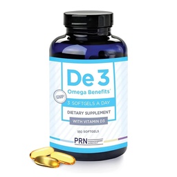 De3 Dry Eye Ultra Pure rTG Omega 3 – Support for Dry Eyes - 2400 mg EPA & DHA – New & Improved-Burpless-3 per day serving, 2-month supply