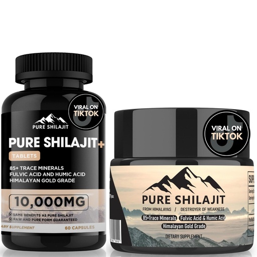 [BRSRAZT7AQPW2GTV] Pure Shilajit Capsules + Pure Shilajit Resin